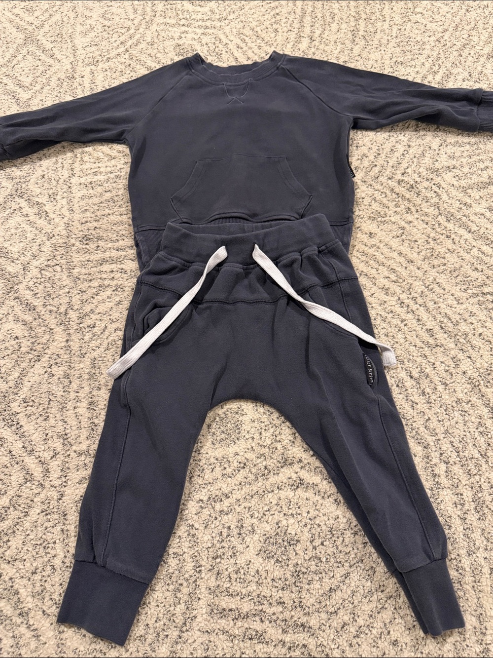 Little Bipsy Navy Jogger Set